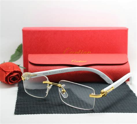 white cartier glasses replica|cartier glasses look alike.